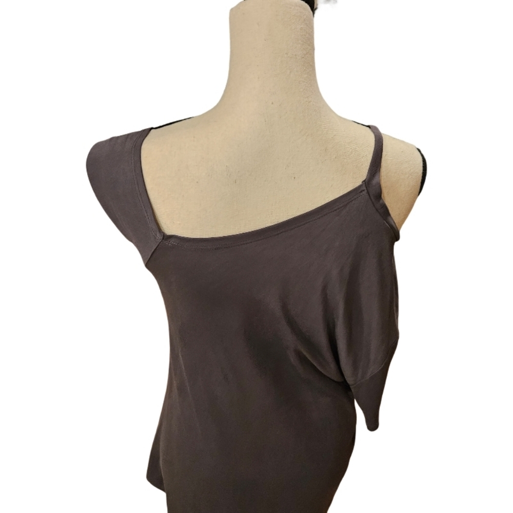 818 Cut Out Gray Shirt - Picture 9 of 11